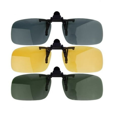 Polarisé Conduite Vision Nocturne clip-on flip-up Lentille UV 400 Lunettes de soleil Lunettes Polarisé Conduite Vision Nocturne clip-on flip-up Lentille UV 400 Lunettes de soleil Lunettes